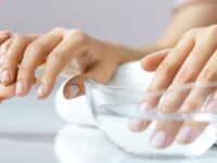 take off gel nail polish at home